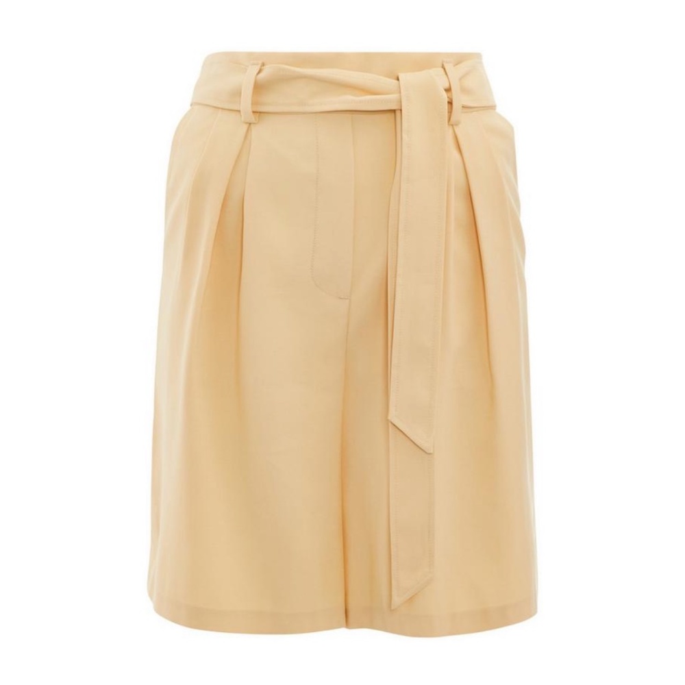 UNWORN NWT Primark Beige Relaxed Fit Belted Shorts